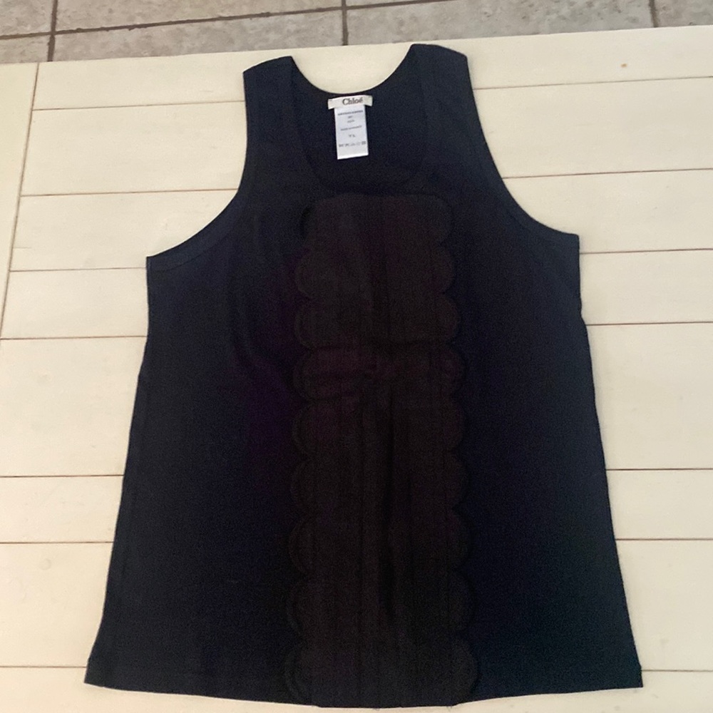 Chloe’ tank top in size Large Tall. Black. Good condition!